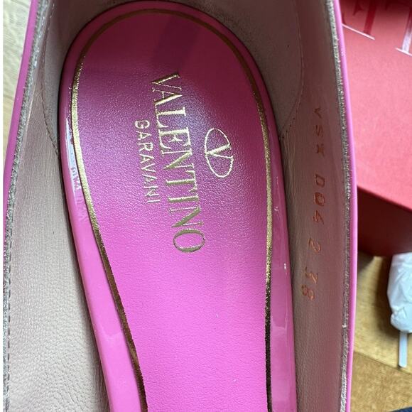 Valentino Tan-Go Barbie Pink Platform Pumps size IT 38 Patent Leather - Picture 9 of 13